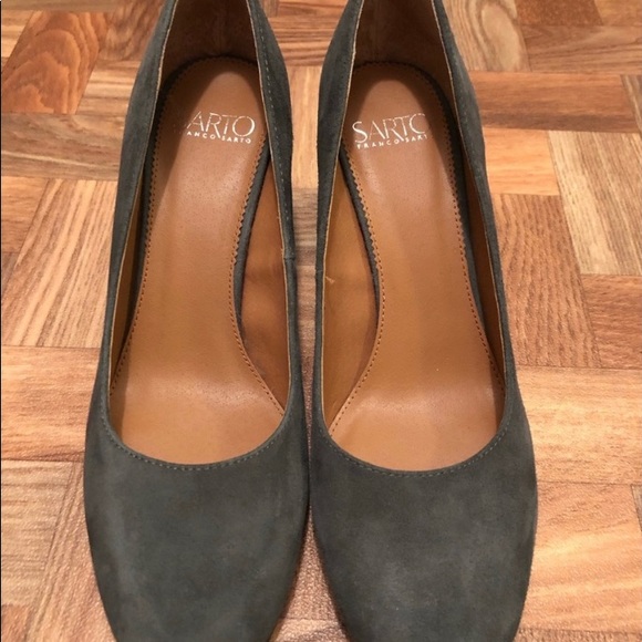 Gray Franco Sarto Aziza block heels, 8.5 - Picture 5 of 6